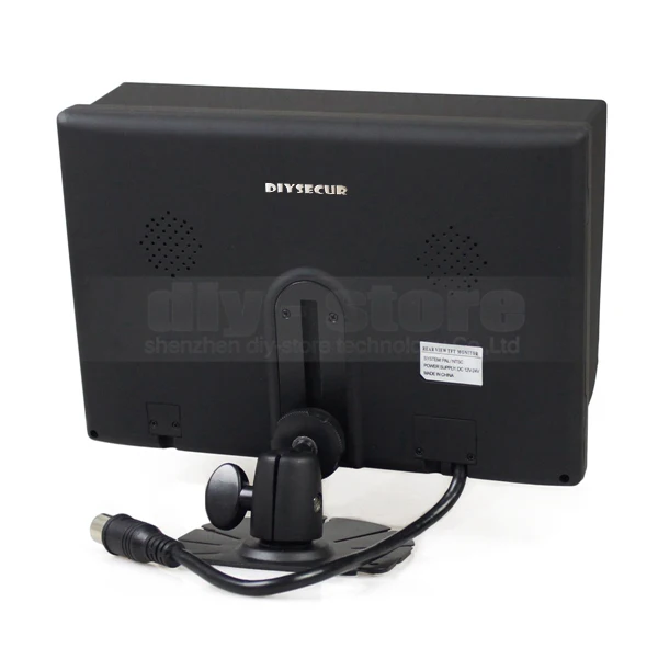 DIYSECUR 4CH 4PIN 9 дюймов 4 Сплит Quad ЖК-экран дисплей заднего вида монитор для автомобиля Грузовик Автобус камера заднего вида система мониторинга