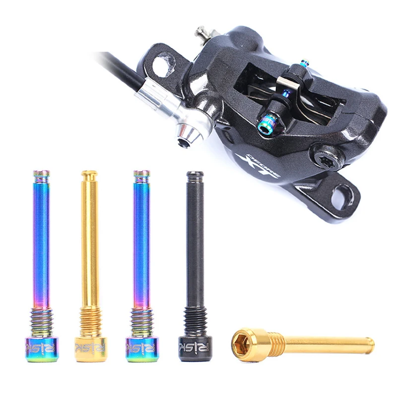 

Рисковые болты из титанового сплава для горного велосипеда, масляный диск для MTB велосипеда TC4 Ti Винт для XT тормозной зажим с резьбой M4x26mm 2 шт...