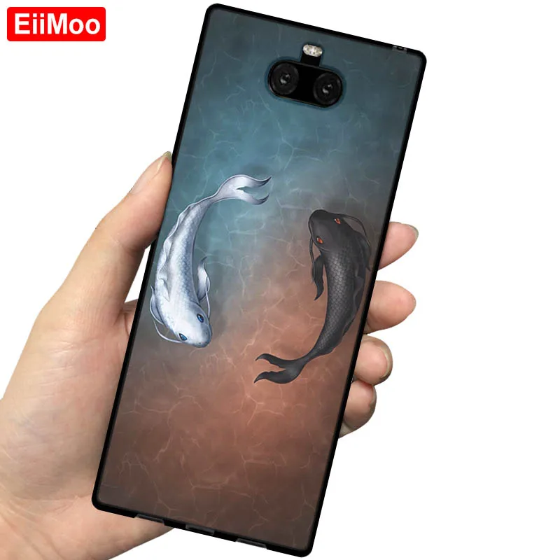 2 EiiMoo силиконовый чехол-накладка для sony Xperia 10 Plus, матовый тонкий мягкий ТПУ чехол-накладка для sony Xperia 10, чехол-накладка - Цвет: 2