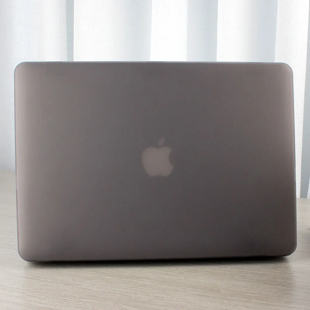 Matte gray Кристально чистый матовый жесткий чехол для Macbook Pro 13,3 15 16 A2141 Pro retina 12 13 1" Air 11 13 A1932 корпус для ноутбука - Цвет: Matte gray
