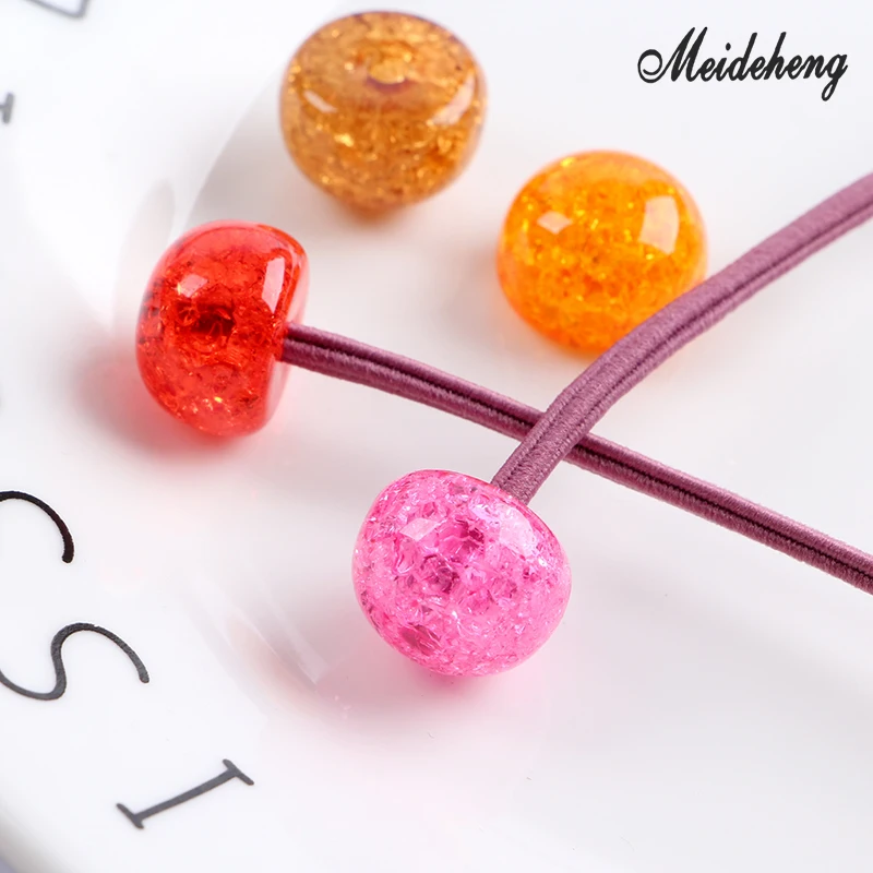 Acrylic Beads Cracked Single Hole UV Oblate bead Hair ornament Earring Pendant DIY Materials for Jewelry design Children's gifts |