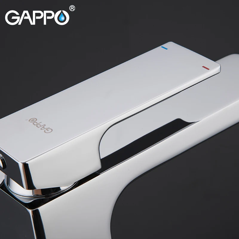 GAPPO Basin Faucet griferia faucet tap bathroom basin mixer chrome deck mounted waterfall brass water taps g1018 | Обустройство дома