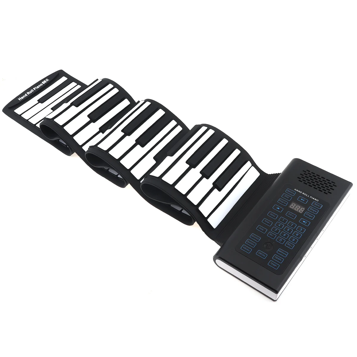 88 клавиш USB MIDI выход закатывается перезаряжаемая силиконовая Электронная Гибкая