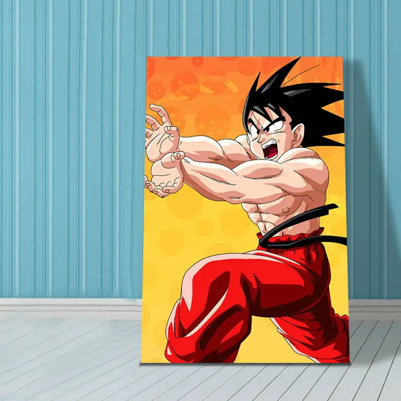 Цифровая краска по номерам Dragon Ball модульная живопись Гоку Раскраска Tenshinhan