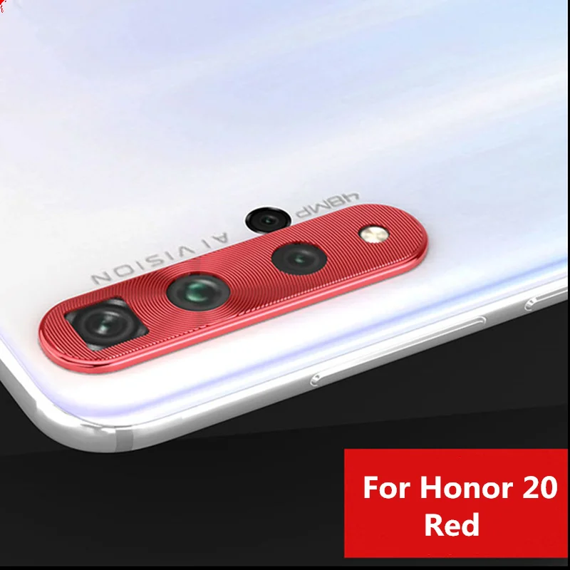 Для Honor 20 Pro Защитная крышка для объектива камеры с кольцевым покрытием алюминиевая защитная крышка для объектива камеры для huawei Honor 20 20i 20s Nova 5t