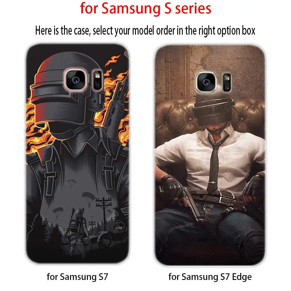 Мягкий силиконовый чехол для Samsung S30 S20 S11 S10 S9 S8 Plus lite 11e 10e Uitra S7Edge Playerunknown's Battlegrounds