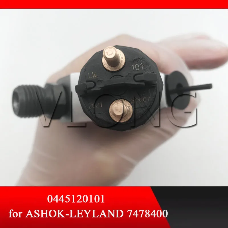 Common rail Фюле инжектор 0445120101 для ASHOK LEYLAND 7478400 QUANCHAI|Топливный инжектор| |