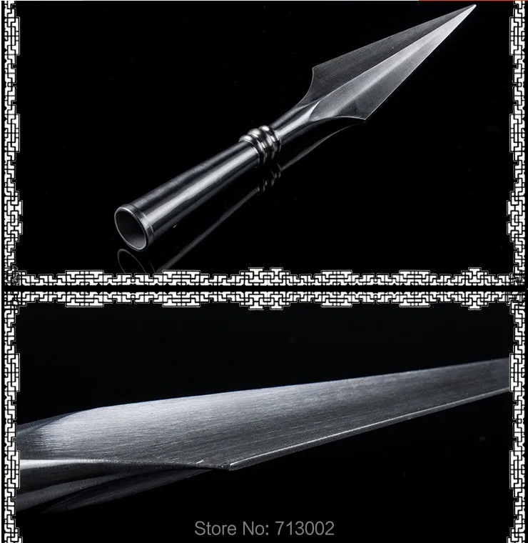 WuShu Spear lance Martial arts CHINESE Stainless steel SPEARHEAD KungFu Saber Quality | Дом и сад