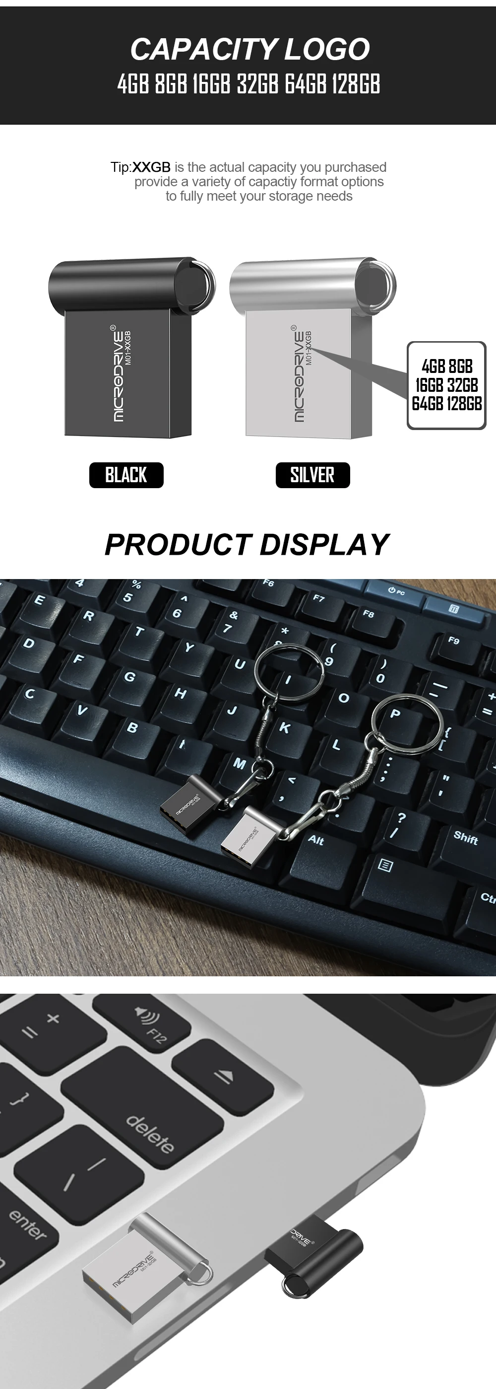 Супер мини металлический usb ключ 64 Гб USB флеш-накопитель cle usb 32 ГБ Портативный 4 ГБ 8 ГБ 32 ГБ 64 Гб карта памяти 128 ГБ флеш-накопитель