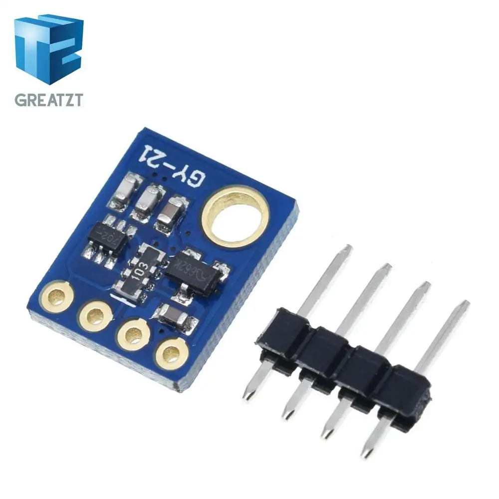 Si7021 GY 21 модуль промышленный высокоточный датчик влажности I2C IIC интерфейсный для