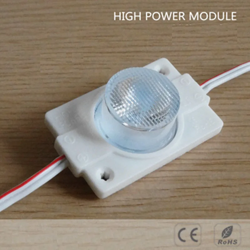 5pcs/lot 2W high power led module side lighting 5050 lamps 1 injection lens super brightness | Лампы и освещение
