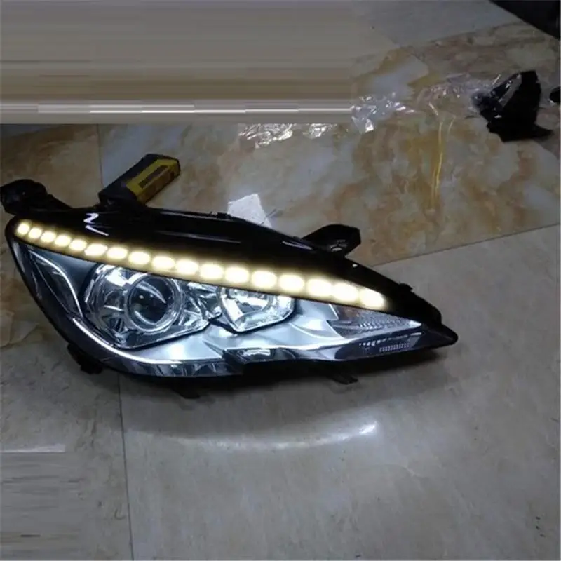 Cob боковые поворотные сигналы Drl части в сборе лампы светодиодные Automovil дневные