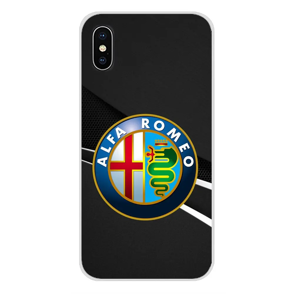 Alfa Romeo Логотип для Xiaomi Mi6 A1 5X 6X Redmi Note 5 5A 4X 4A 4 3 Plus Pro pocophone F1 аксессуары чехлы