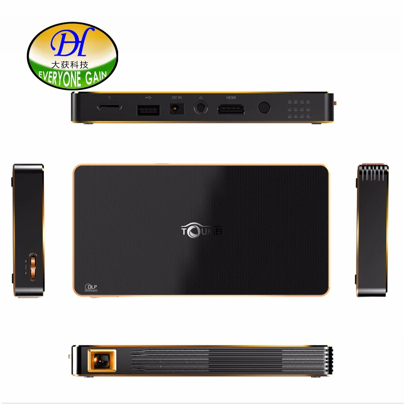 Мини-проектор с поддержкой Wi-Fi и Bluetooth Full Hd для домашнего кинотеатра DH-A800 |