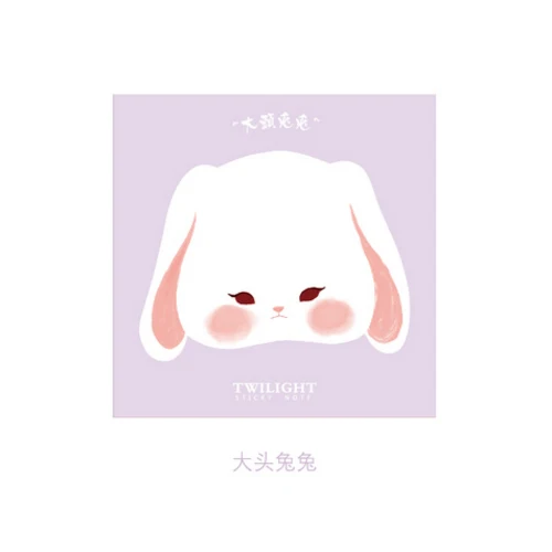 30 листов животных блокнот kawaii самоклеющиеся N Times клейкая бумага для заметок, Канцтовары Школьные принадлежности планировщик сообщений этикетка Стикеры - Цвет: A4