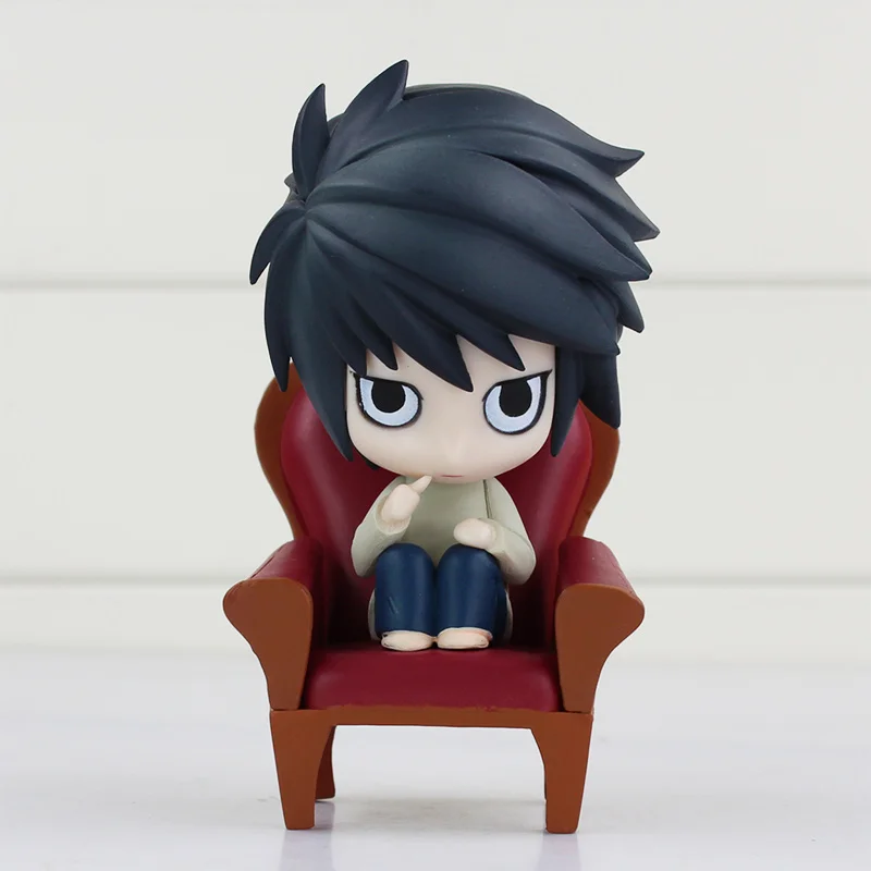 Аниме DEATH NOTE ПВХ фигурка игрушки Nendoroid 17# L Lawliet 10 см Версия Модель Куклы для детей