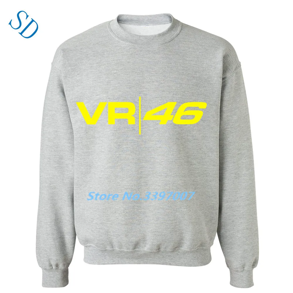 Новый Дизайн 2018vr 46 мотоцикл новый 3D Для мужчин с длинным sleeve100 % хлопок толстовка