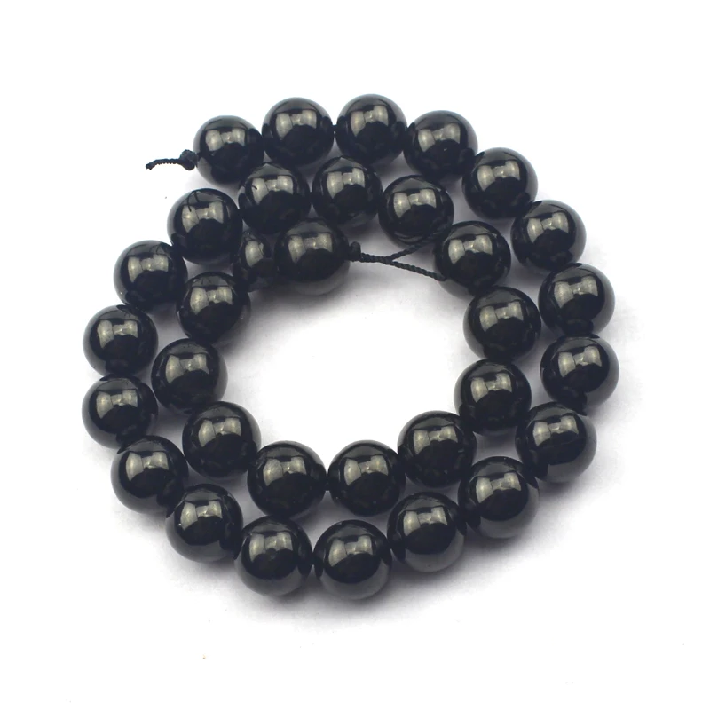 Круглые бусины из натурального камня незакрепленные для изготовления ювелирных