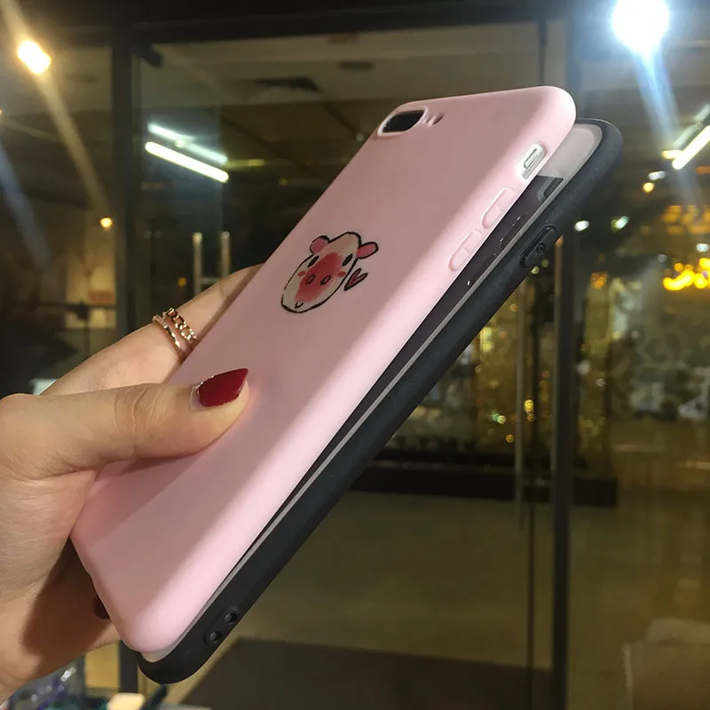 Милый мягкий чехол для мобильного телефона iPhone 6 S Plus 7 8 X XR XS MAX 5 5S SE | Мобильные