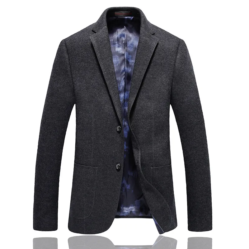 YIXINDA Brand 2018 Autumn and winter new men's wool suit business casual jacket | Мужская одежда