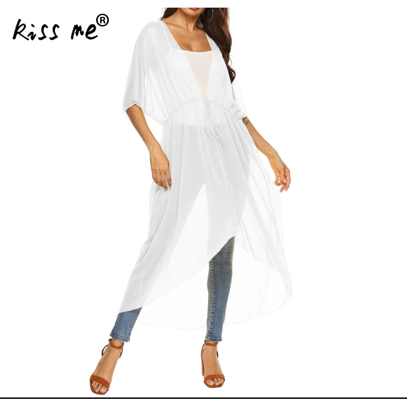 Новый пляжный купальный костюм летний прозрачный сексуальный бикини накидка для