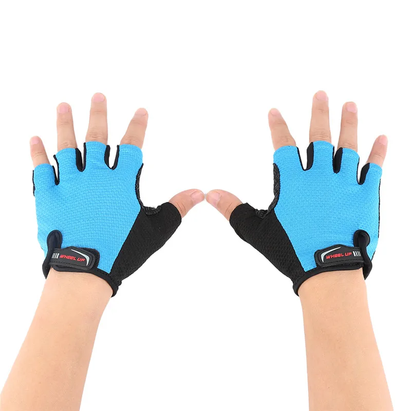 Перчатки велосипедные с открытыми пальцами дышащие для езды на велосипеде