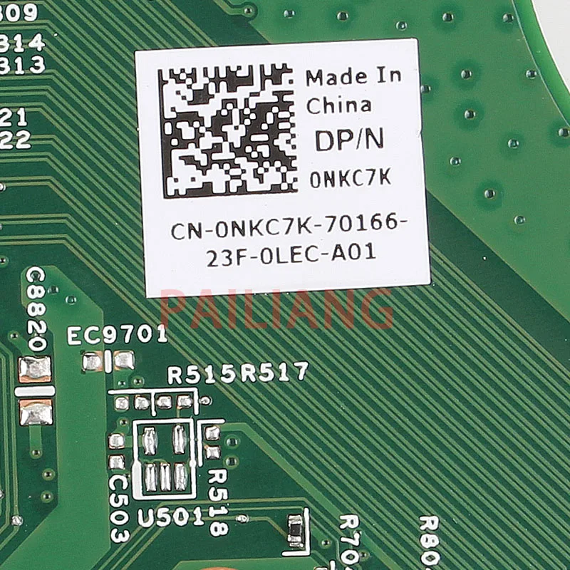 Материнская плата PAILIANG для ноутбука DELL Inspirion 15R N5110 материнская ПК HM65 CN-0NKC7K 0NKC7K