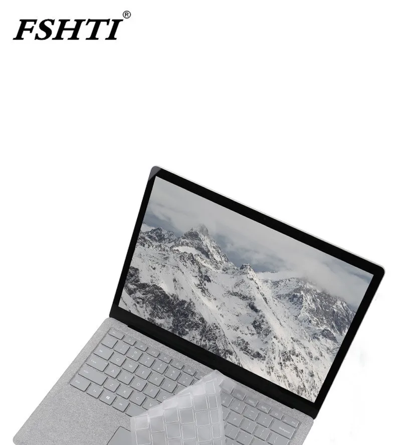 Моющаяся прозрачная клавиатура из ТПУ чехол для microsoft Surface Book 13,5 ''Клавиатура ноутбука водонепроницаемый чехол пленка для поверхностной книги
