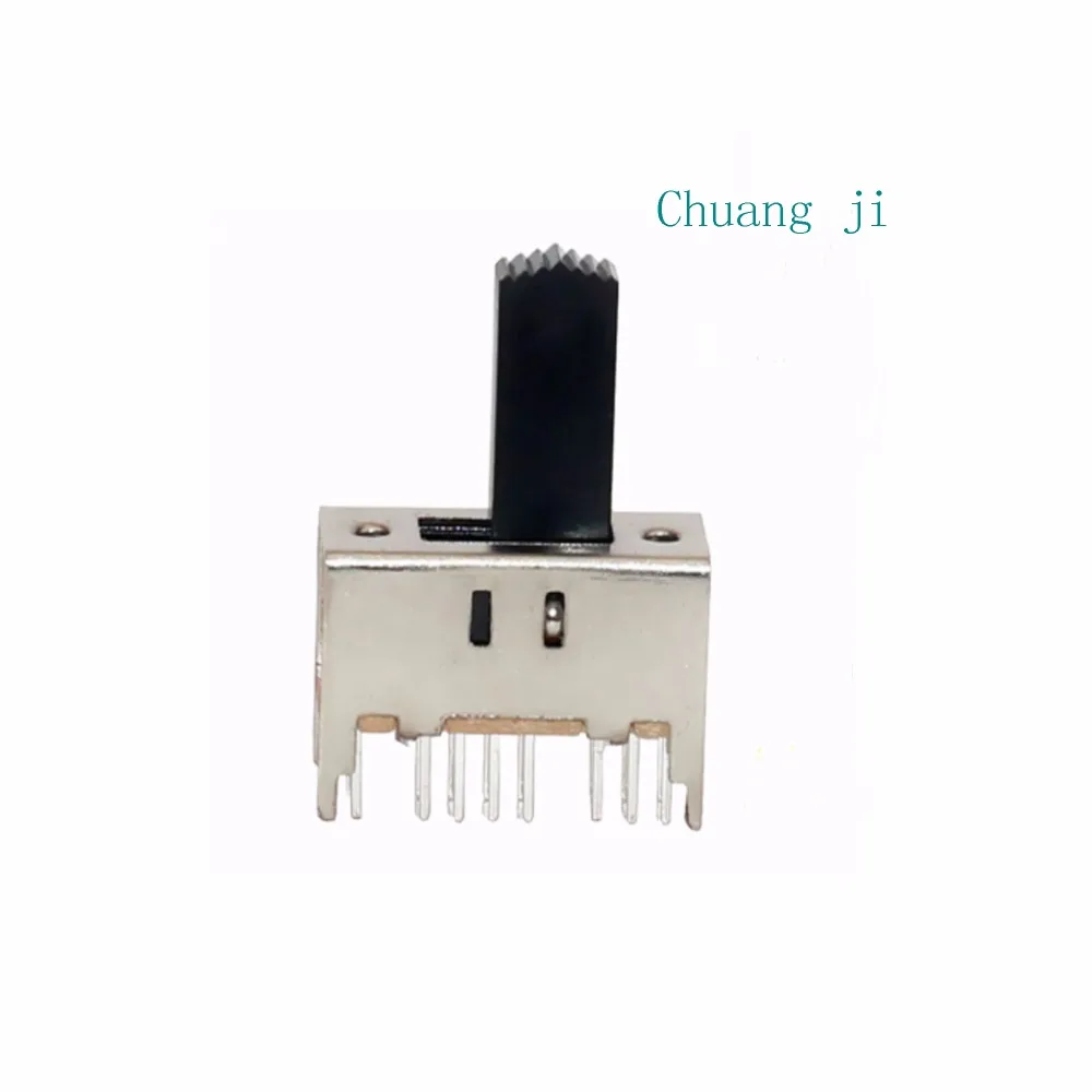 SS43D01 тумблер dc Slide power switch дуплекс двухрядный 16 футов 3 файла ручка длинная 8 мм 9 12 15