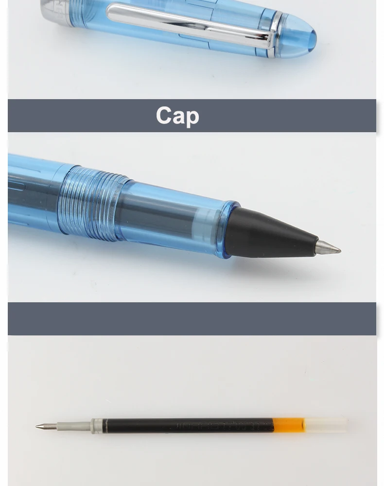 Jinhao992 гелевая ручка Роскошные офисные канцтовары, шариковая ручка 6 цветов обучения необходимо интимные аксессуары студент бизнес поставки
