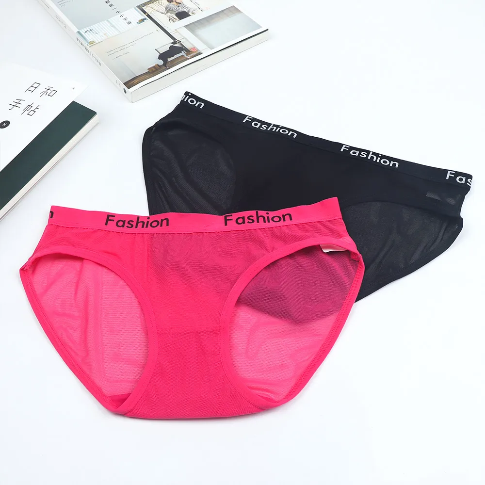 Женские эластичные трусы с низкой талией дышащее бесшовное нижнее белье |