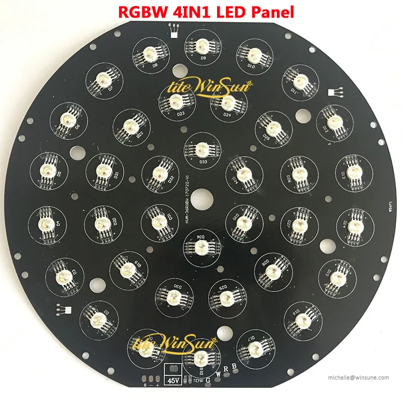 36x10w 4in1 ledplate Litewinsune светодиодный сценический светильник с движущейся головкой Аксессуары - Цвет: 36x10w 4in1 ledplate