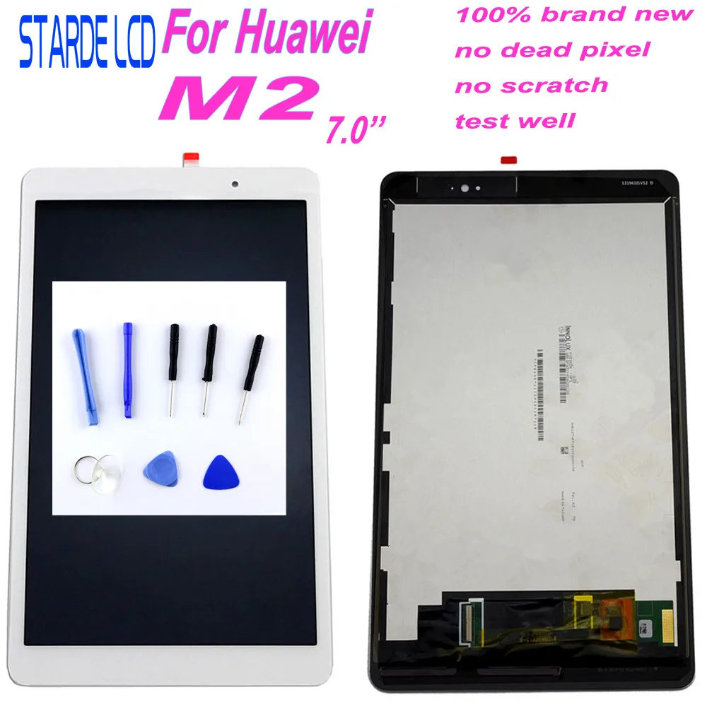 Starde ЖК 7 0 дюймов для Huawei Mediapad M2 Pro PLE 701L 703L дисплей сенсорный экран дигитайзер