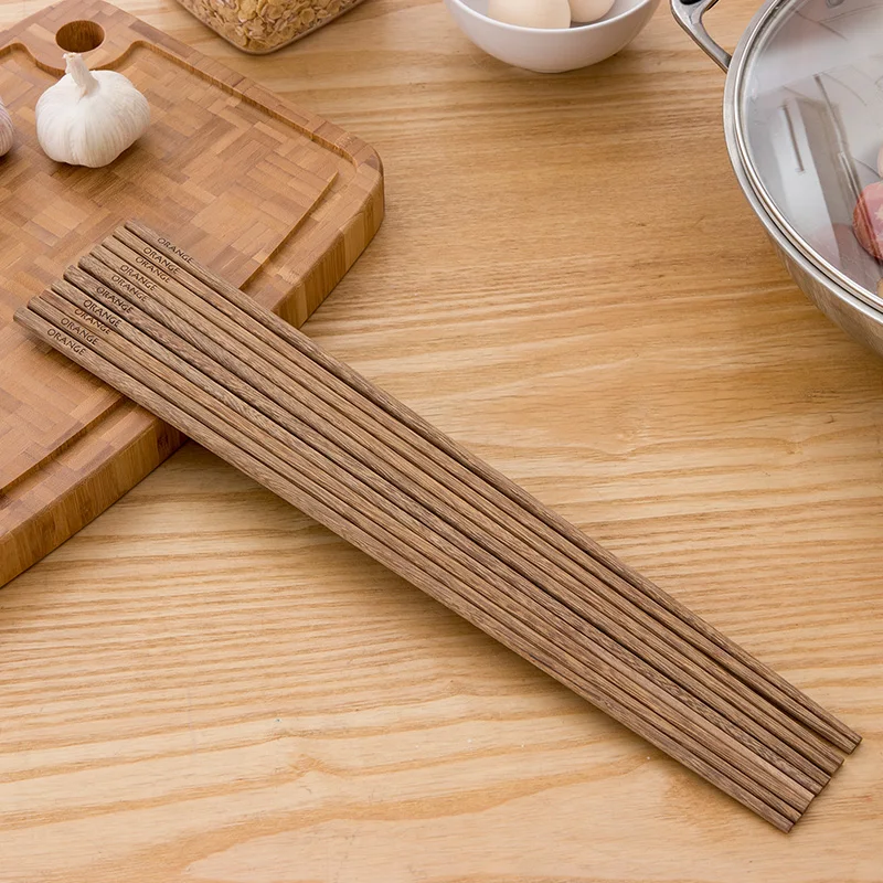 ORZ 42cm Long Handle Chinese Wooden Chopsticks Anti-Skip Set For Cooking Noodles Deep Fried Hot Pot Kitchen Tools | Дом и сад