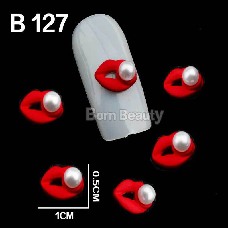 10 ярдов новые сексуальные красные и розовые губы 3d мерцающие украшения для