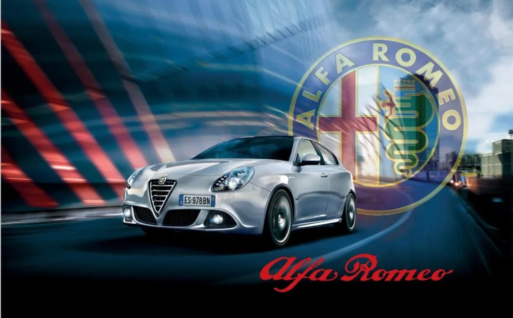 Автомобильный флаг ALFA ROMEO bander 3x5ft автомобильный баннер 100D полиэстер флаг|Флаги