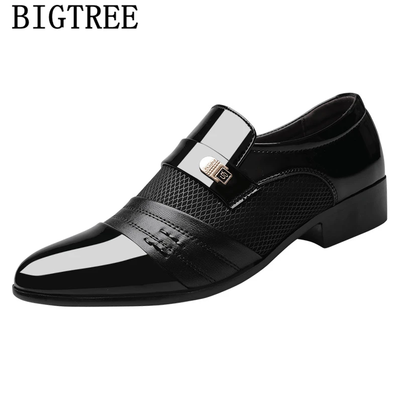 Мужские модельные туфли офисные мужские черные zapatos оксфорды Мужская обувь homme