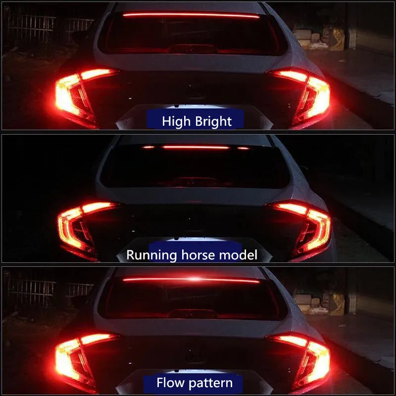 Автомобильная светодиодная лента стоп сигналы Задний сигнал предупреждающий