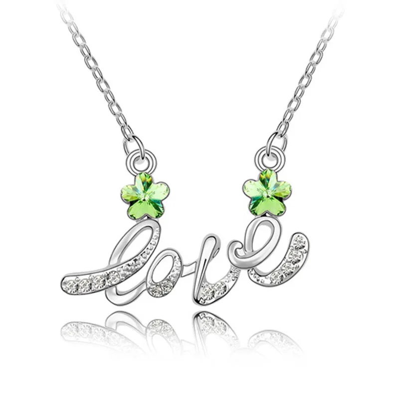 Женское ожерелье с подвеской надписью Love | Украшения и аксессуары