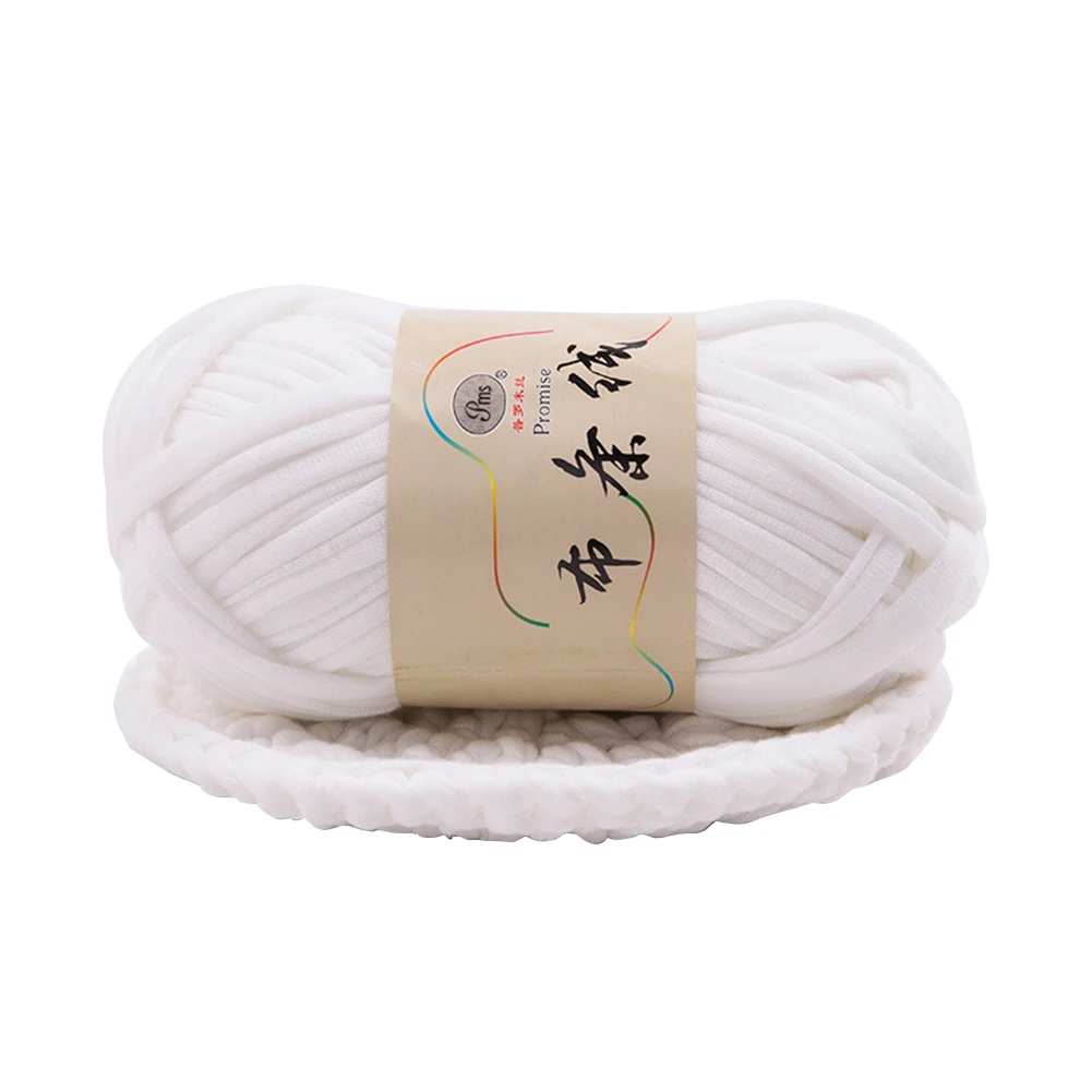 Soft White Ручная вязка швейная нить тканая нить толстая пряжа корзина одеяло ковры шерсть вязание Плетеный DIY вязание крючком нить Швейные аксессуары - Цвет: Soft White