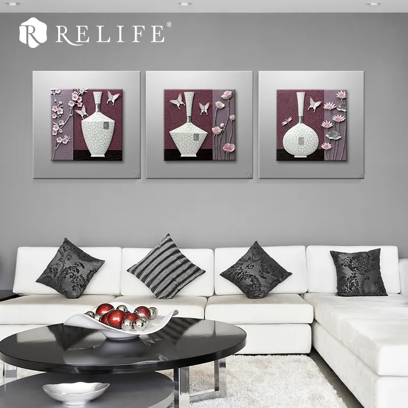 Лидер продаж Смола ваза резные домашний декор настенная живопись Натюрморт