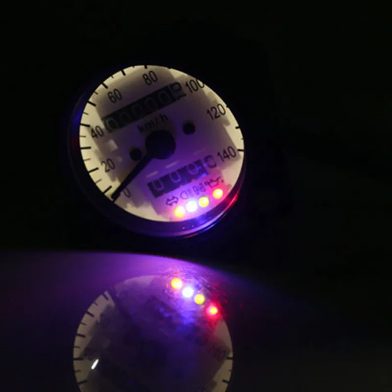 Черный светодиодный тахометр км/ч спидометр одометр датчик с кронштейном