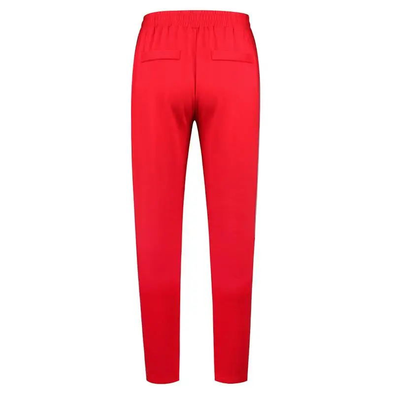 

Women Pencil Pants Side Striped Sweatpants Summer Ankle-Length Casual Slim Harem Trousers Pantalon Femme WS8461V