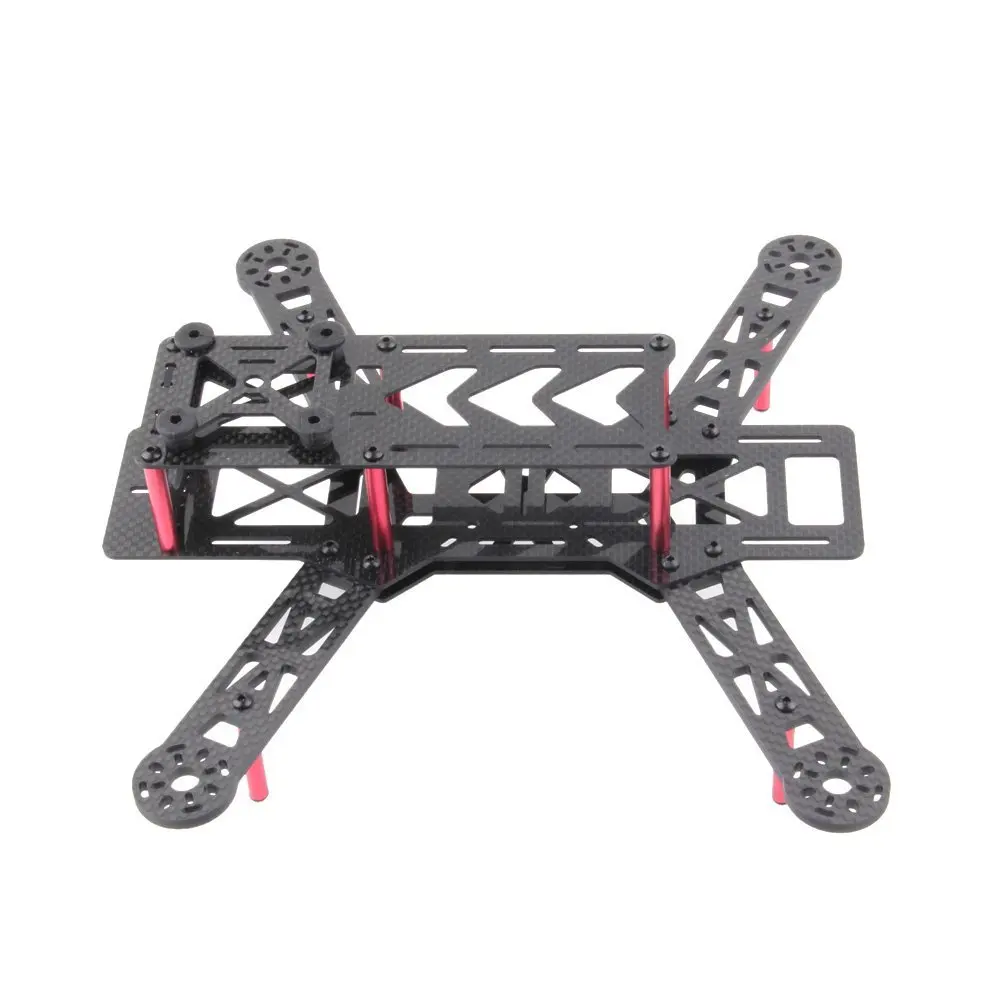 Обновленная версия 250 мм Mini FPV Quadcopter стеклянный комплект из углеродного волокна