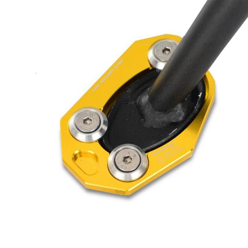 CNC Aluminum Motorcycle Side Stand Pad Enlargement Plate Kickstand Extension for YAMAHA R1 2009 2010 2011 2012 2013 2014 2015 | Автомобили