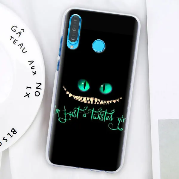 013 Алиса в стране чудес Чеширский кот чехол для телефона coque для huawei P30 Pro P10 P20 P30 Lite P8 P9 Lite P Smart Plus чехол - Цвет: 013