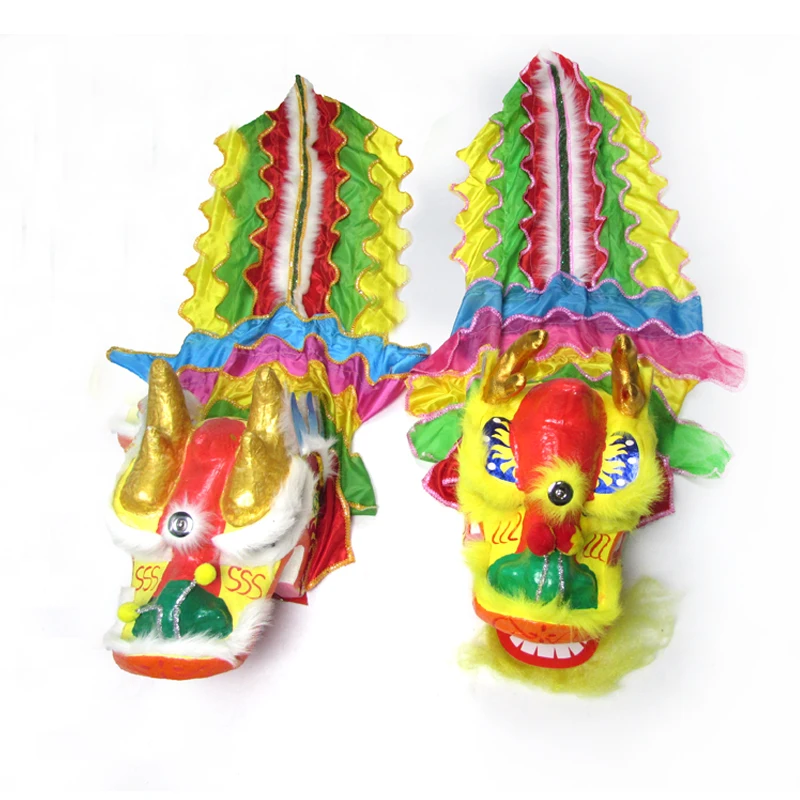 Плюшевые игрушки в виде животных танцы дракона танцевальные китайские