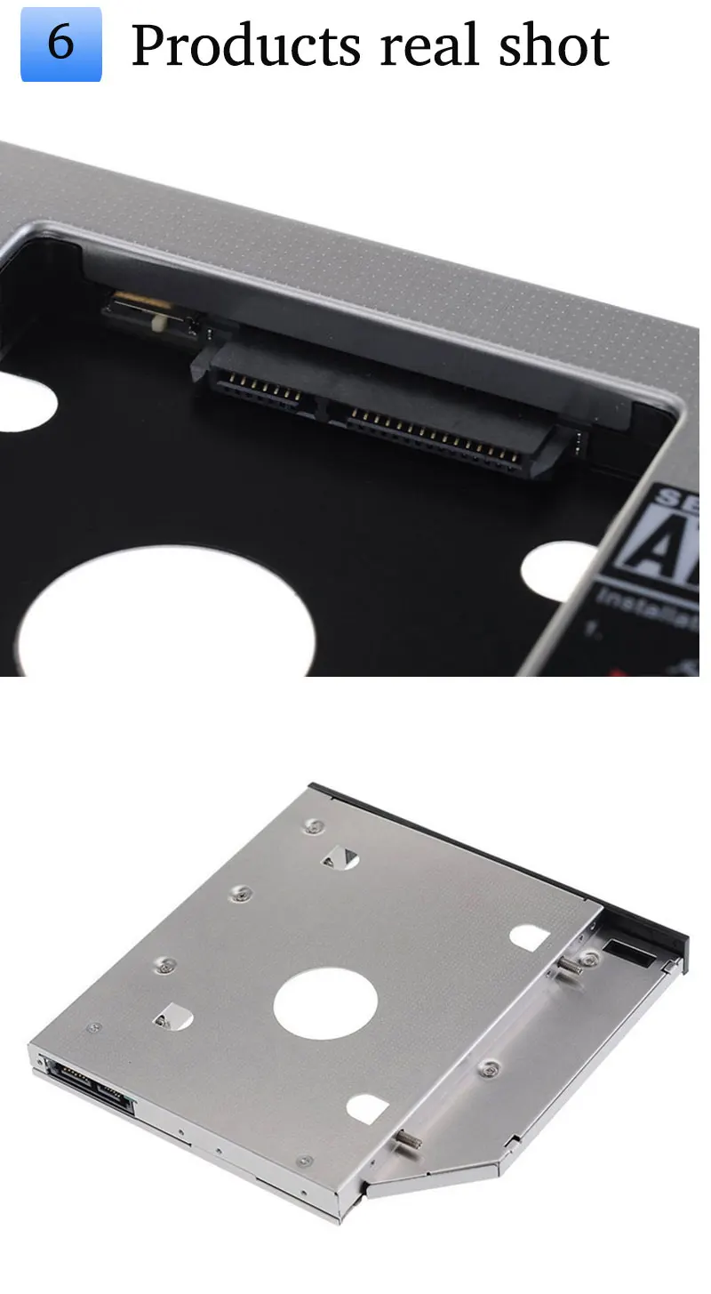 12,7 мм 2nd HD HDD SSD жесткий диск Caddy для acer Aspire 4750G 5742 5741G 5740G 5741G 5943G 5940G 7560G(Подарочная рамка оптического привода