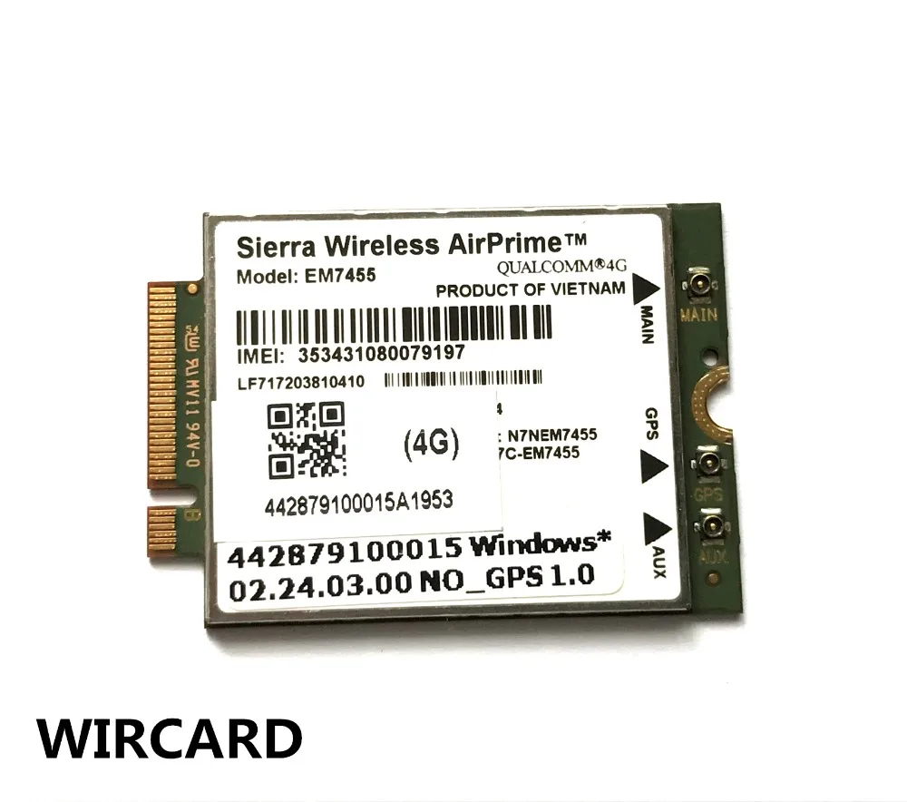 EM7455 FDD/TDD LTE Cat6 4G модуль карта для ноутбука|3G модемы| |