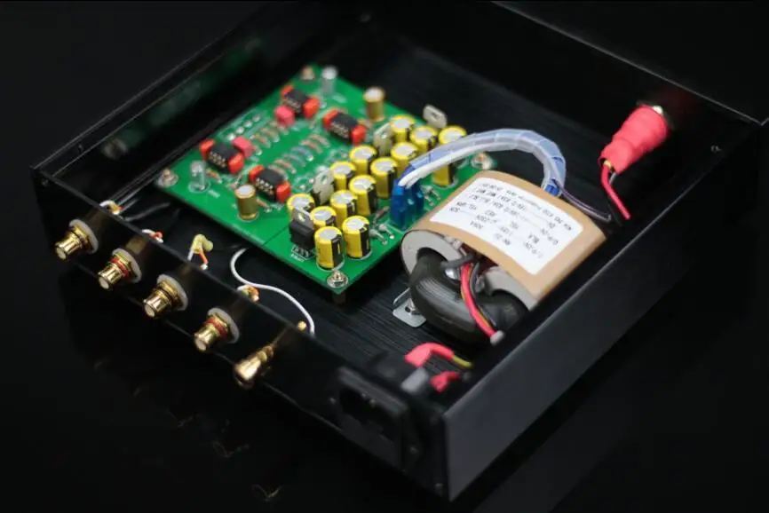 DIYERZONE готовый MMCF10 Hifi LP фонограф мм усилитель/RIAA Phono предусилитель | Электроника